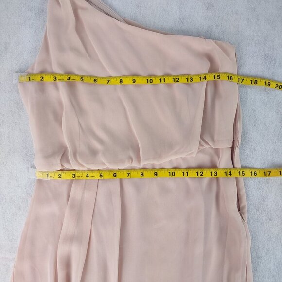 Adrianna Papell Pink Chiffon Embellished Cocktail Dress. Size 8 (NWT) - Picture 9 of 14